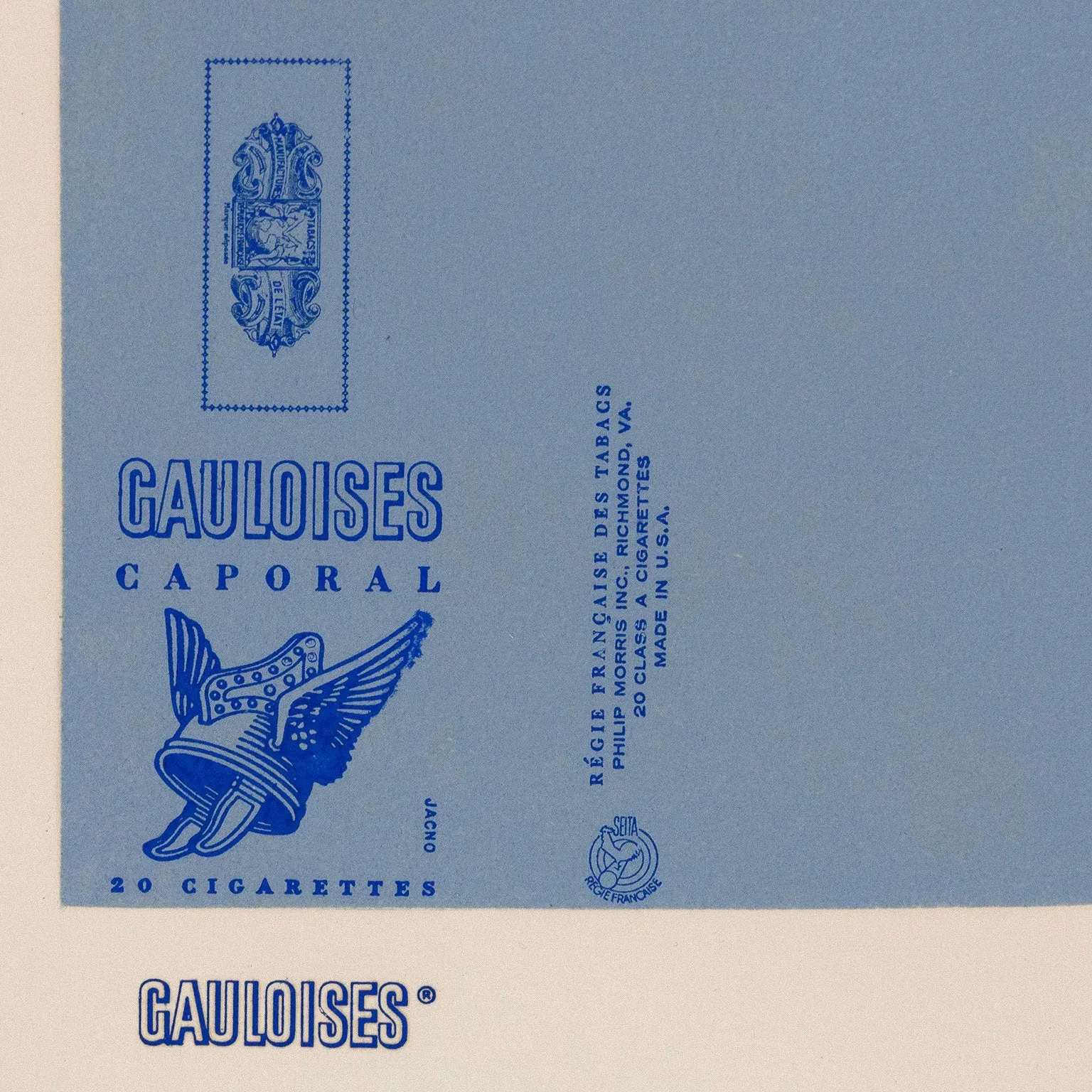 ROBERT MOTHERWELL "GAULOISES BLEUES”, 1970